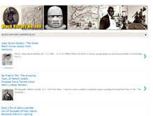 Tablet Screenshot of blackhistoryheroes.com